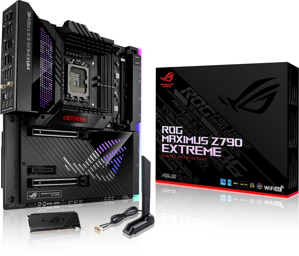ASUS ROG MAXIMUS Z790 Extreme E-ATX Mainboard Sockel 1700 TB4/HDMI/M.2/WIFI/BT