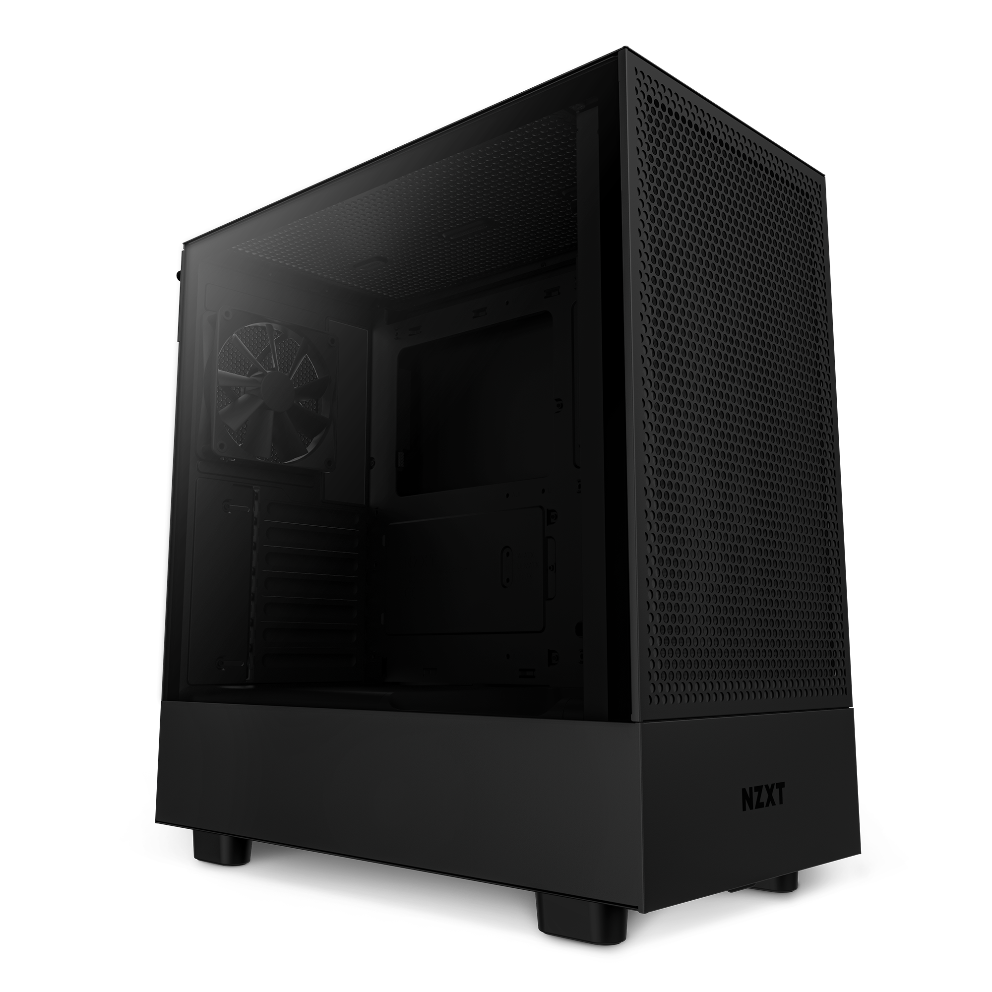 NZXT H5 Flow Midi Tower ATX Geh&auml;use schwarz mit Sichtfenster