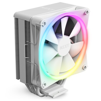 zu B günstig Kaufen-NZXT T120 RGB CPU Kühler für AMD und Intel CPU, 120 mm Lüfter, weiss. NZXT T120 RGB CPU Kühler für AMD und Intel CPU, 120 mm Lüfter, weiss <![CDATA[• CPU Lüftkühler in weiss mit RGB Beleuchtung • Kompatibel zu Intel 170