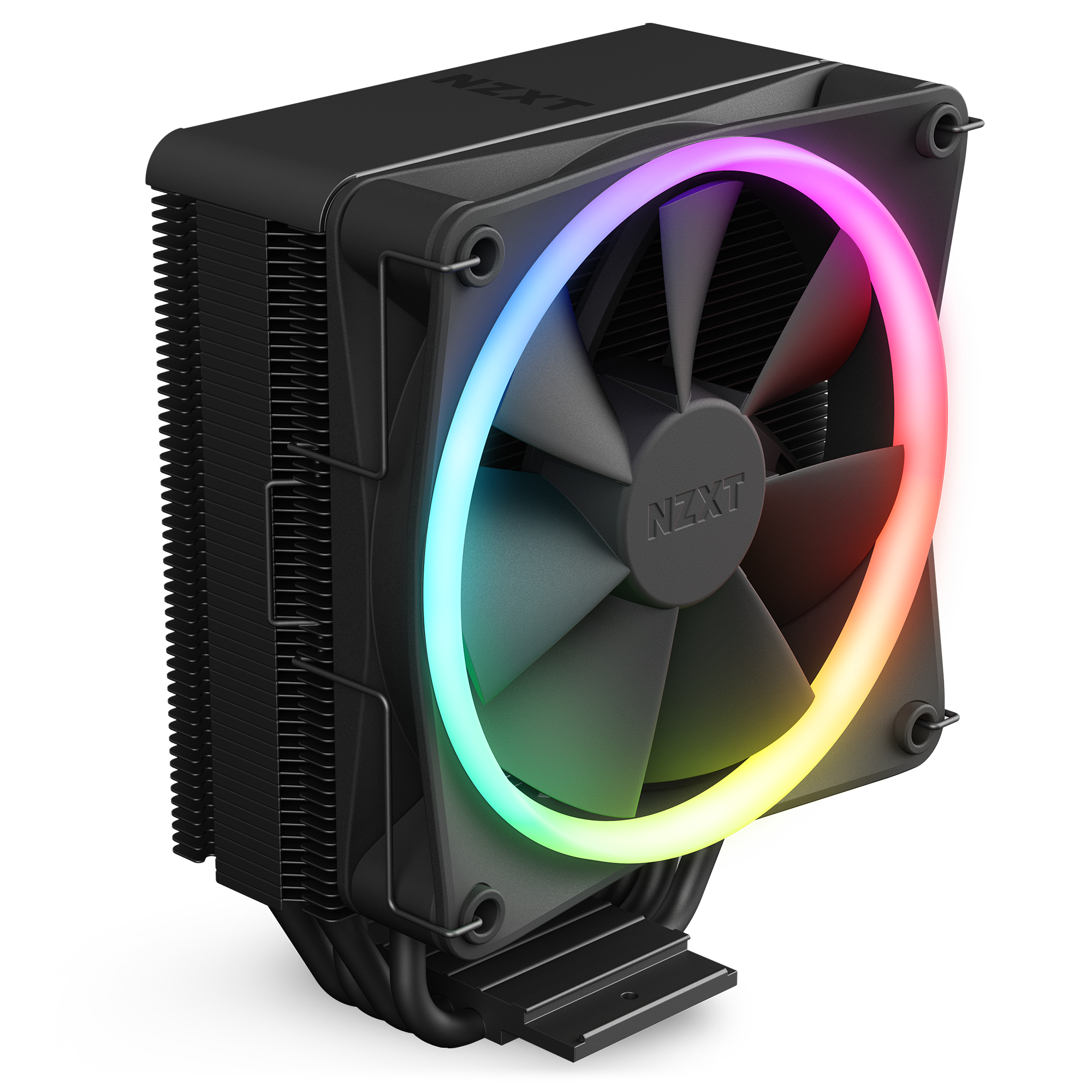 NZXT T120 RGB CPU K&uuml;hler f&uuml;r AMD und Intel CPU, 120 mm L&uuml;fter, schwarz