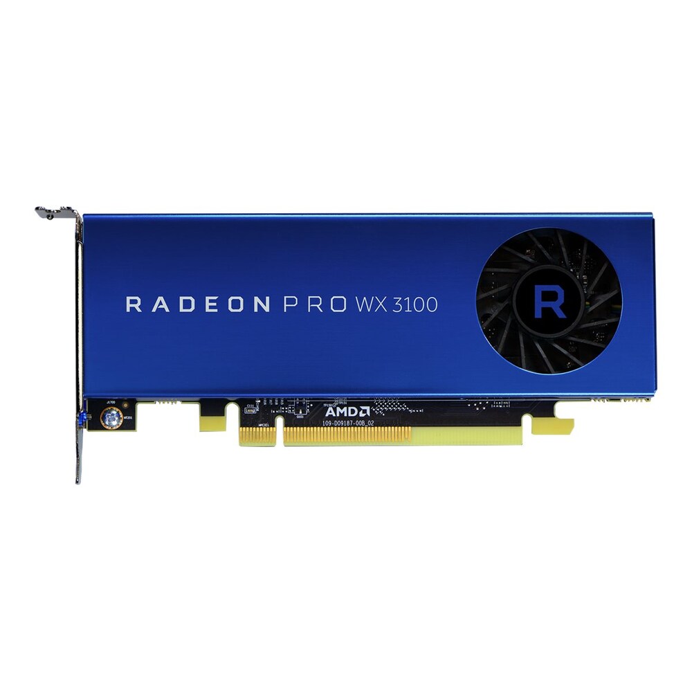 AMD Radeon Pro WX3100 4GB GDDR5 PCIe Workstation Grafikkarte 2x Mini DP/1x DP