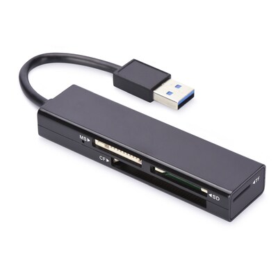 MULTI günstig Kaufen-Ednet Multi Card Reader USB 3.0 Kartenleser. Ednet Multi Card Reader USB 3.0 Kartenleser <![CDATA[• Bietet vier Speicherkarten-Steckplätze • für Compact Flash, SD Card, Micro SD / SDHC Card, Memory Sticks • Unterstützt Datenübertragungen: Super-