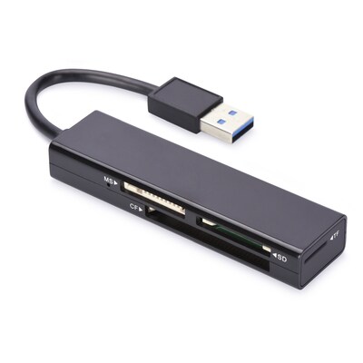 microSDXC/SDHC günstig Kaufen-Ednet Multi Card Reader USB 3.0 Kartenleser. Ednet Multi Card Reader USB 3.0 Kartenleser <![CDATA[• Bietet vier Speicherkarten-Steckplätze • für Compact Flash, SD Card, Micro SD / SDHC Card, Memory Sticks • Unterstützt Datenübertragungen: Super-