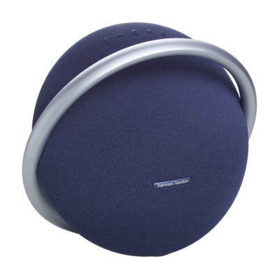 et 3  günstig Kaufen-Harman/Kardon Onyx Studio 8 Tragbarer Bluetooth-Stereo-Lautsprecher blau. Harman/Kardon Onyx Studio 8 Tragbarer Bluetooth-Stereo-Lautsprecher blau <![CDATA[• Portabler Bluetooth-Lautsprecher • Bis zu 8 Stunden Musikgenuss • AUX In (3.5mm), Bluetooth