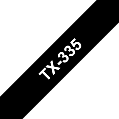 Brother   günstig Kaufen-Brother TX-335 Schriftbandkassette 12mm x 15m weiß auf schwarz. Brother TX-335 Schriftbandkassette 12mm x 15m weiß auf schwarz <![CDATA[• Für beständige, perfekt lesbare Ergebnisse • UV-beständig und wasserfest • 12mm x 15m weiß auf sc