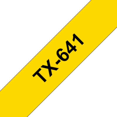 8mm 6  günstig Kaufen-Brother TX-641 Schriftbandkassette 18mm x 15m schwarz auf gelb. Brother TX-641 Schriftbandkassette 18mm x 15m schwarz auf gelb <![CDATA[• Für beständige, perfekt lesbare Ergebnisse • UV-beständig und wasserfest • 18mm x 15m schwarz auf gelb]]>. 