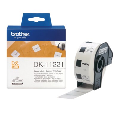 Brother günstig Kaufen-Brother DK11221 Quadratische Etiketten (Papier) - 23 x 23 mm. Brother DK11221 Quadratische Etiketten (Papier) - 23 x 23 mm <![CDATA[• Schwarz auf weiß • Beständige, perfekt lesbare Ergebnisse]]>. 