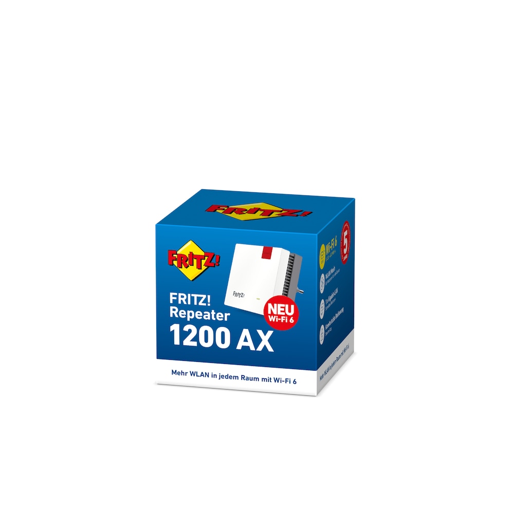 Bundle AVM FRITZ!Box 5530 Fiber + AVM FRITZ!Repeater 1200 AX