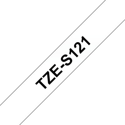 Brother P günstig Kaufen-Brother TZe-S121 Schriftband, 9mm x 8m, schwarz auf transparent, stark klebend. Brother TZe-S121 Schriftband, 9mm x 8m, schwarz auf transparent, stark klebend <![CDATA[• Brother TZe-S121 Schriftband, 9mm x 8m stark klebend • Bandfarbe transparent, Sch