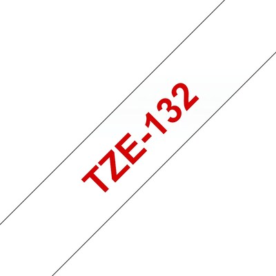 14mm*12mm günstig Kaufen-Brother TZe-132 Schriftband rot auf farblos 12mm x 8m P-touch selbstklebend. Brother TZe-132 Schriftband rot auf farblos 12mm x 8m P-touch selbstklebend <![CDATA[• Brother TZe-132 Schriftband 12mm x 8m • Bandfarbe transparent, Schriftfarbe rot • pas