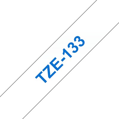 Touch günstig Kaufen-Brother TZe-133 Schriftband blau auf farblos 12mm x 8m P-touch selbstklebend. Brother TZe-133 Schriftband blau auf farblos 12mm x 8m P-touch selbstklebend <![CDATA[• Brother TZe-133 Schriftband 12mm x 8m • Bandfarbe transparent, Schriftfarbe blau • 