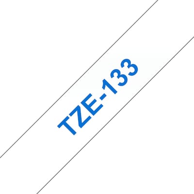 Stk 3 günstig Kaufen-Brother TZe-133 Schriftband blau auf farblos 12mm x 8m P-touch selbstklebend. Brother TZe-133 Schriftband blau auf farblos 12mm x 8m P-touch selbstklebend <![CDATA[• Brother TZe-133 Schriftband 12mm x 8m • Bandfarbe transparent, Schriftfarbe blau • 