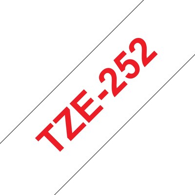 And Other günstig Kaufen-Brother TZe-252 Schriftband 24mm x 8m rot auf weiß selbstklebend. Brother TZe-252 Schriftband 24mm x 8m rot auf weiß selbstklebend <![CDATA[• Brother TZe-252 Schriftband 24mm x 8m • Bandfarbe weiss, Schriftfarbe rot • passend für P-Touch 