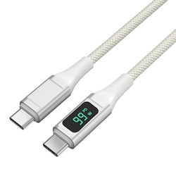 4smarts USB-C auf USB-C Kabel DigitCord 100W 1,5m wei&szlig;