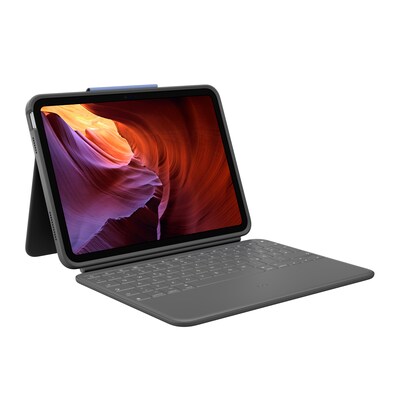 20 S günstig Kaufen-Logitech Rugged Folio Hülle und Tastatur für Apple iPad 10,9" (2022). Logitech Rugged Folio Hülle und Tastatur für Apple iPad 10,9" (2022) <![CDATA[• Passend für das Apple iPad 10,9