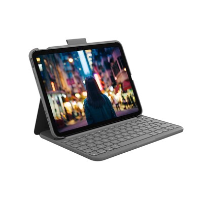 2022/2023 günstig Kaufen-Logitech Slim Folio Hülle und Tastatur für Apple iPad 10,9" (2022). Logitech Slim Folio Hülle und Tastatur für Apple iPad 10,9" (2022) <![CDATA[• Passend für das Apple iPad 10,9