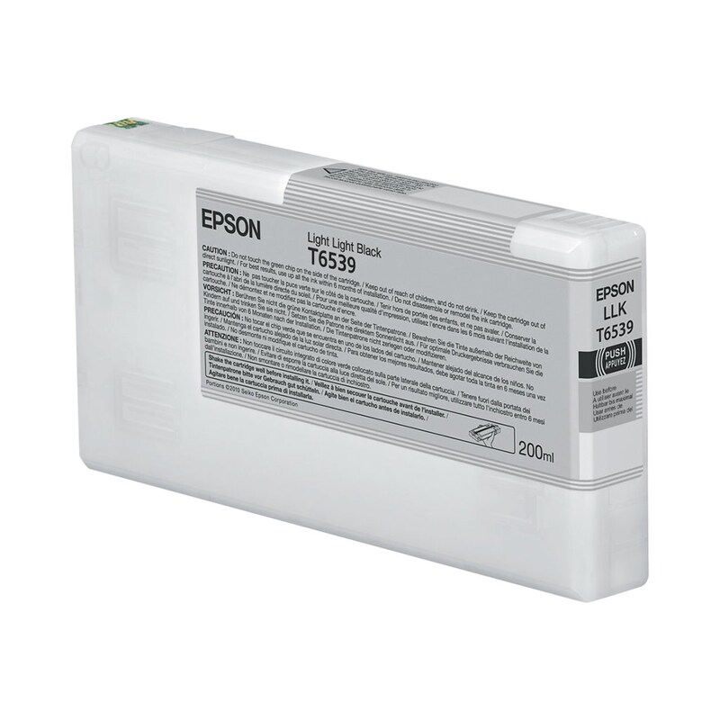 Epson C13T653900 Druckerpatrone Light Light Black (grau)