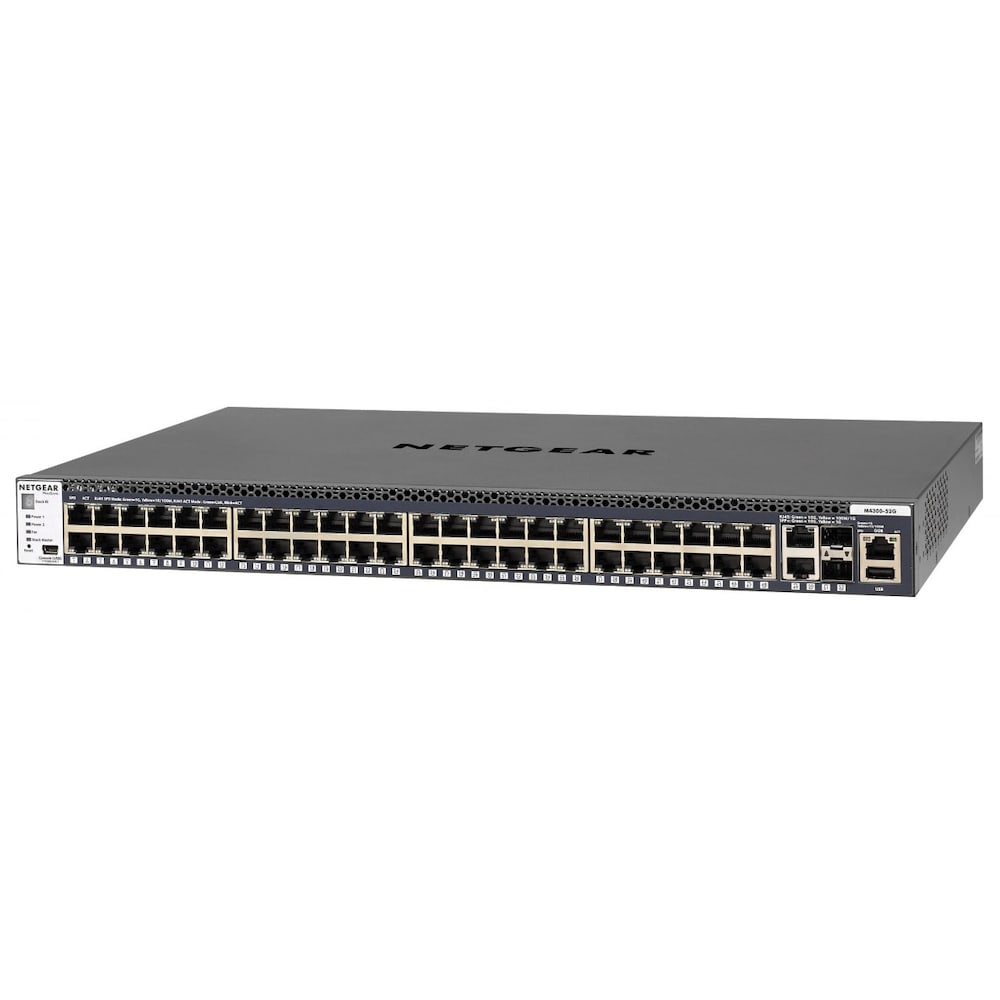 Netgear M4300-52G (GSM4352S) 48x1G, 2x10G und 2xSFP+ Managed Switch
