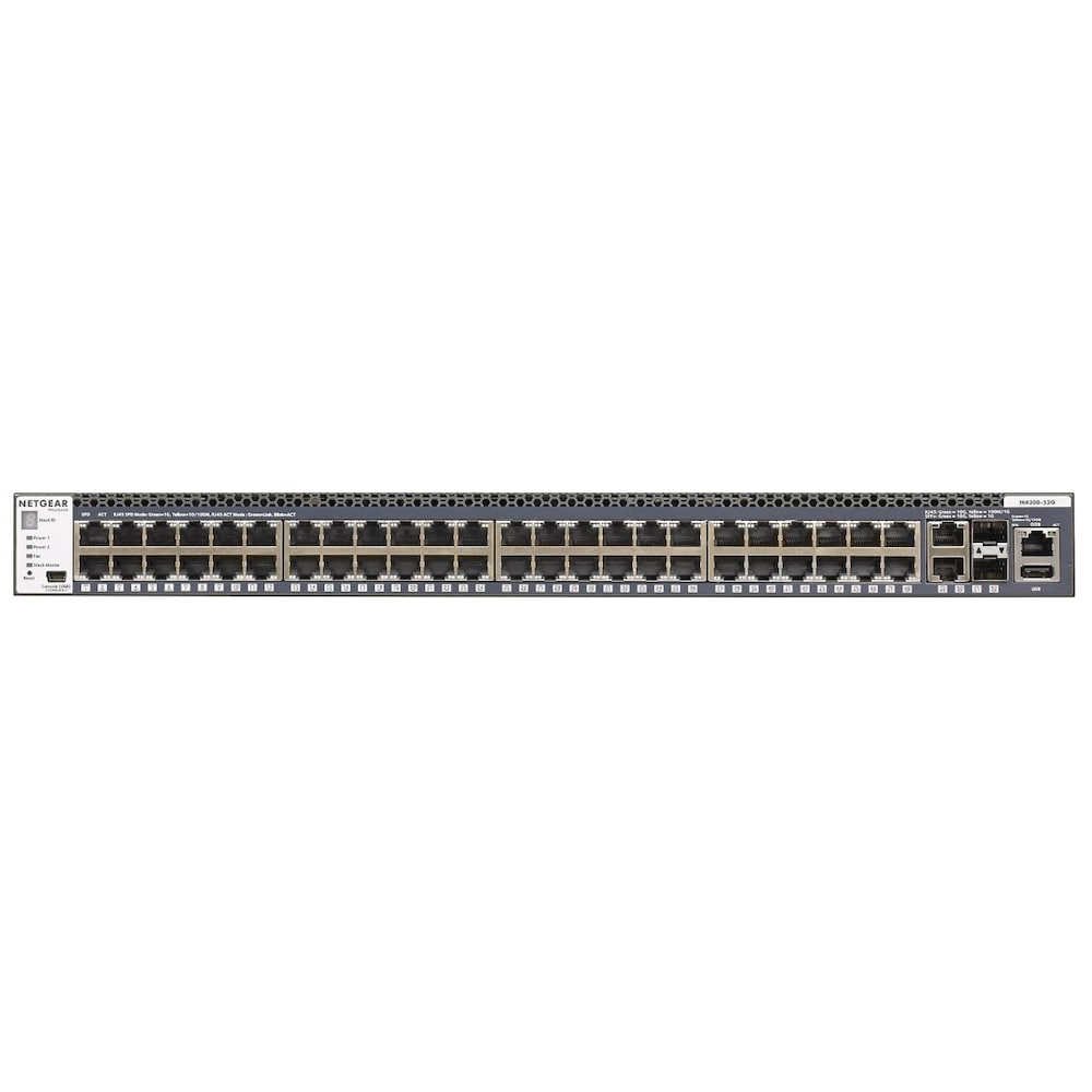Netgear M4300-52G (GSM4352S) 48x1G, 2x10G und 2xSFP+ Managed Switch