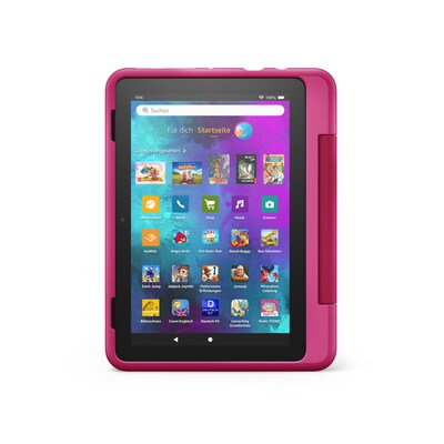 Tab S  günstig Kaufen-Amazon Fire HD 8 Kids Pro Tablet 8-Zoll-HD-Display, für Kinder von 6 bis 12 Jahren, 30 % schnellerer Prozessor, 13 Stunden Akkulaufzeit, kindgerechte Hülle, 32 GB (2022), Regenbogen-Design. Amazon Fire HD 8 Kids Pro Tablet 8-Zoll-HD-Display, f&#