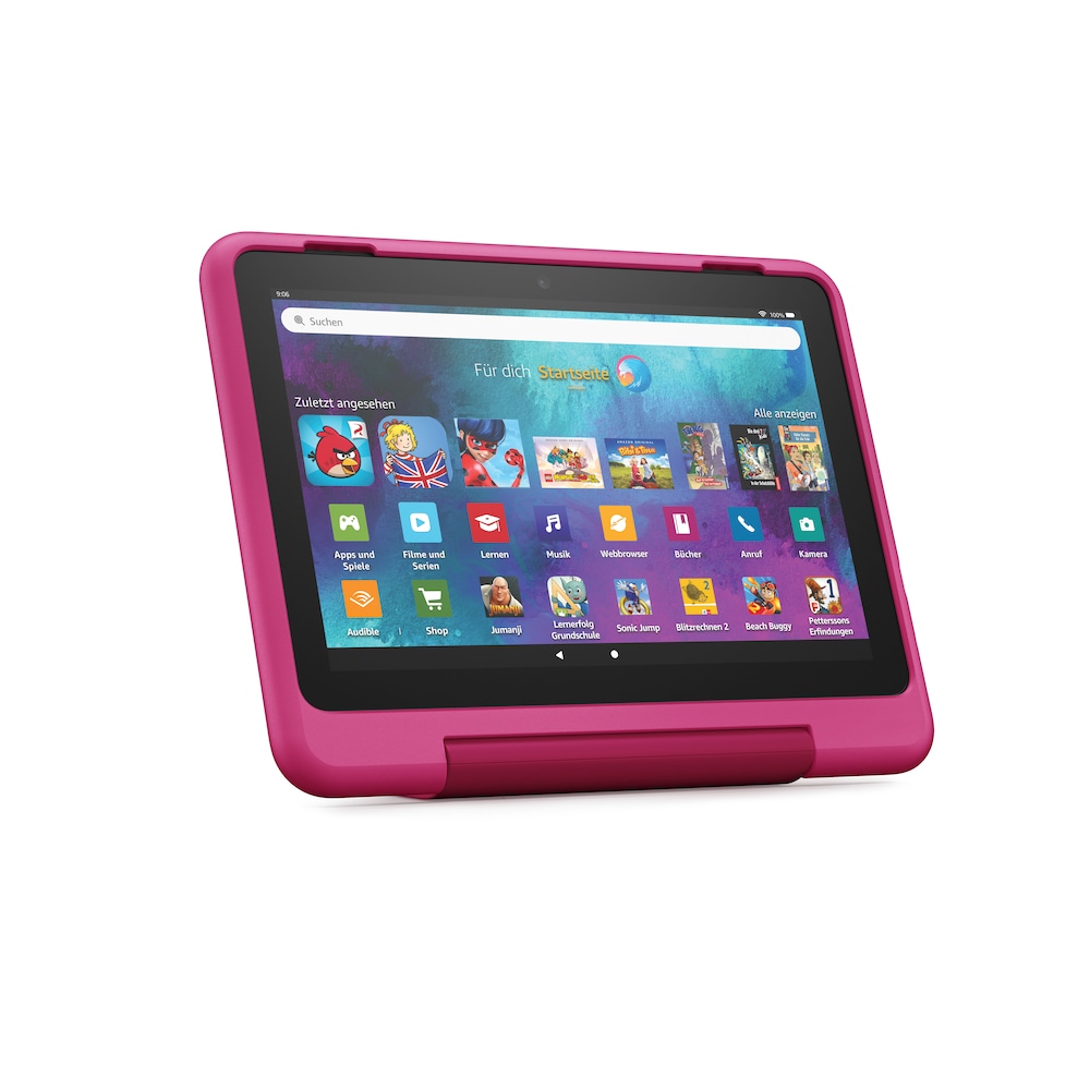 Amazon Fire HD 8 Kids Pro Tablet (2022) WiFi 32GB mit Hülle Regenbogen Design