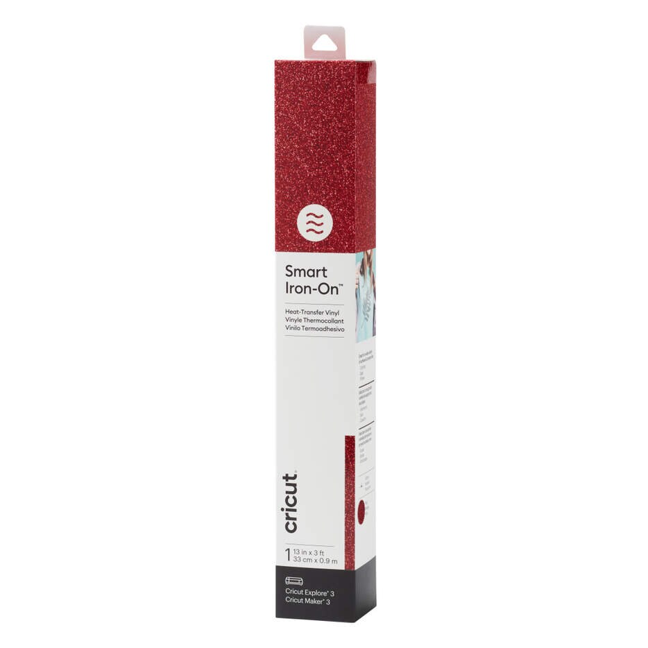 Cricut Smart Iron-On Glitzer- 0.9 m (glitter red)