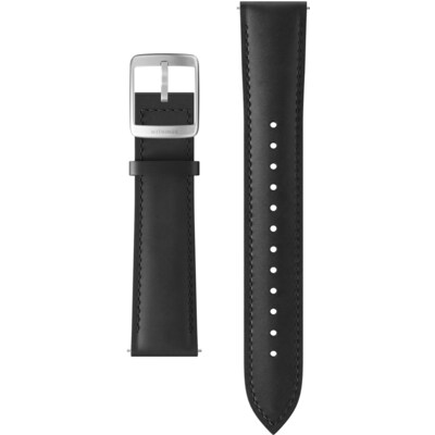 Withings Leder Armband für Steel HR 40mm, 20mm breit, schwarz