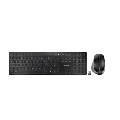 RR 50 günstig Kaufen-Cherry DW 9500 SLIM JD-9500EU-2 Kabellose Maus-Tastaturkombination EU Layout. Cherry DW 9500 SLIM JD-9500EU-2 Kabellose Maus-Tastaturkombination EU Layout <![CDATA[• Kabellos, 2,4GHz, 10 m Reichweite • Tastatur-Layout: englisch (US-Layout), Tastatur-N