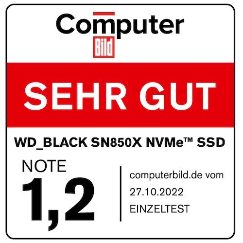 WD_BLACK SN850X NVMe SSD 1 TB M.2 2280 PCIe 4.0