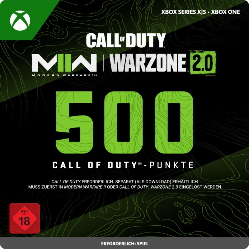 Call of Duty 500 Points - XBox Series S|X / XBox One Digital Code DE