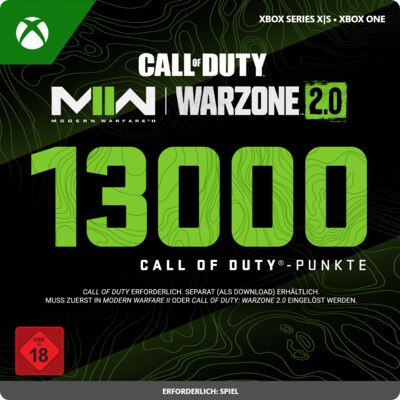 Pro 3000 günstig Kaufen-Call of Duty 13000 Points - XBox Series S|X / XBox One Digital Code DE. Call of Duty 13000 Points - XBox Series S|X / XBox One Digital Code DE <![CDATA[• Plattform: Xbox • Genre: In-Game-Währung • Altersfreigabe USK: ab 18 Jahren • Produktart: Di