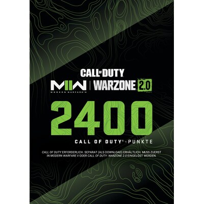 TE 240 günstig Kaufen-Call of Duty 2400 Points - XBox Series S|X / XBox One Digital Code DE. Call of Duty 2400 Points - XBox Series S|X / XBox One Digital Code DE <![CDATA[• Plattform: Xbox • Genre: In-Game-Währung • Altersfreigabe USK: ab 18 Jahren • Produktart: Digi