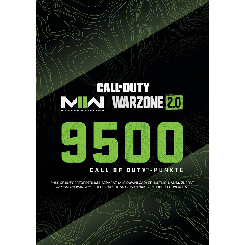 Call of Duty 9500 Points - XBox Series S|X / XBox One Digital Code DE