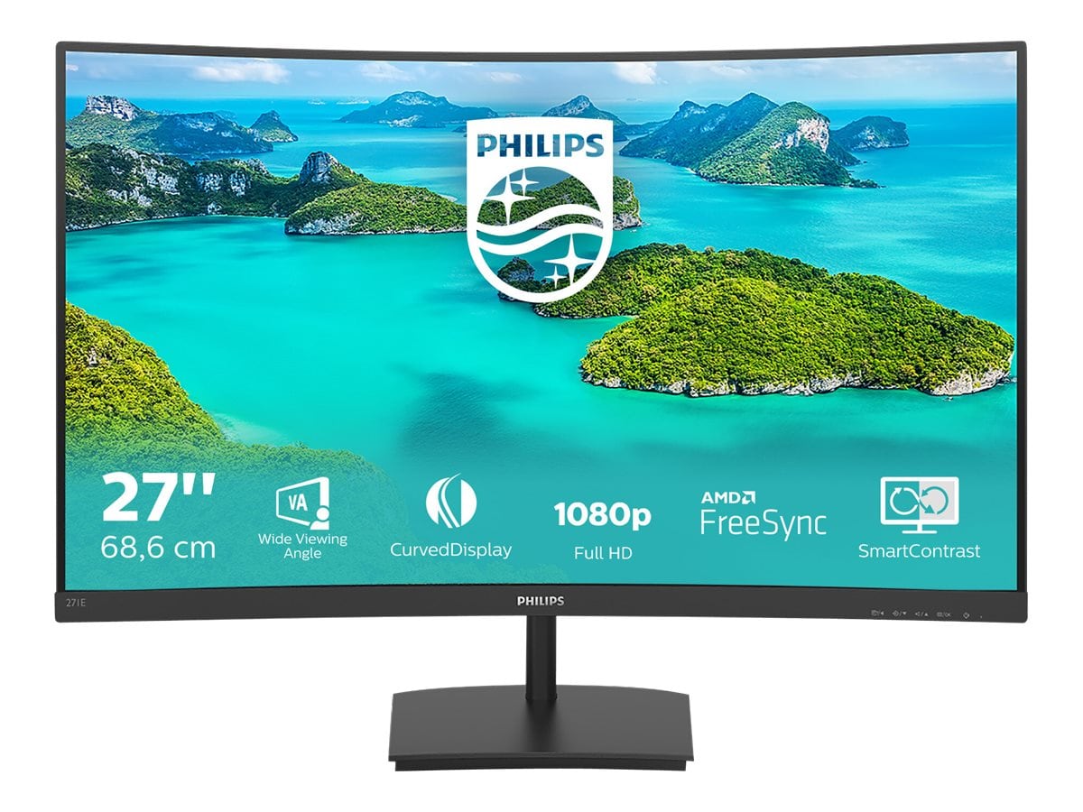 Philips 271E1SCA/00 68,6cm (27&quot;) FHD VA Curved Monitor HDMI/VGA 4ms 75Hz FreeSyn