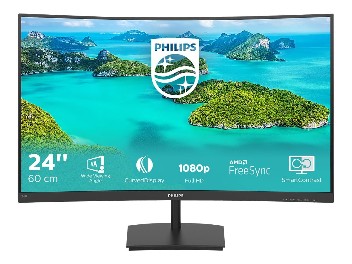 Philips 241E1SCA/00 59,9cm (23,6&quot;) FHD VA Curved Monitor 16:9 HDMI/VGA 4ms