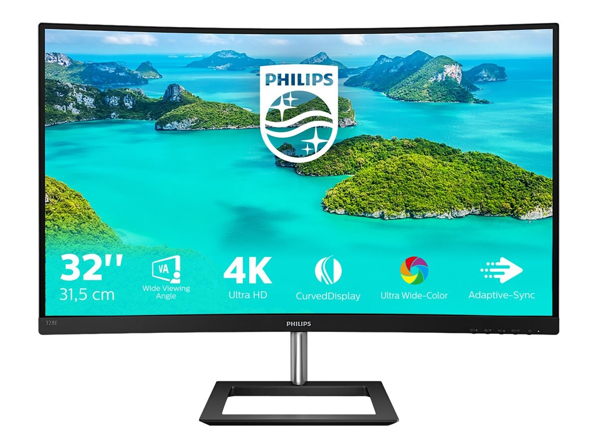 Philips 328E1CA/00 80cm (32&quot;) 4K VA Curved Monitor 16:9 HDMI/DP 4ms