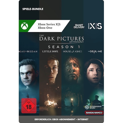 XB One günstig Kaufen-The Dark Pictures Anthology Season One XBox Digital Code DE. The Dark Pictures Anthology Season One XBox Digital Code DE <![CDATA[• Plattform: Microsoft / Xbox • Genre: Adventure • Altersfreigabe USK: ab 18 Jahren • Produktart: Digitaler Code per 