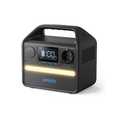 WH 6 günstig Kaufen-Anker PowerHouse 521 Tragbare Power Station 256 Wh 300W. Anker PowerHouse 521 Tragbare Power Station 256 Wh 300W <![CDATA[• Solargenerator • 2x USB-A (12W), 1x USB-C (60W), 1x Steckdose Schuko (Typ-F) • Akku: LiFePO4, 16V, 256Wh, 16Ah • Transportg