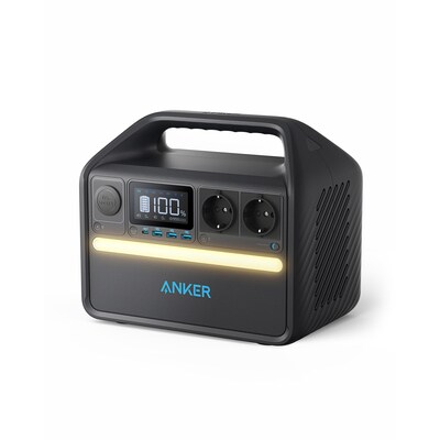 Life Akku günstig Kaufen-Anker PowerHouse 535 Tragbare Power Station 512 Wh 500W. Anker PowerHouse 535 Tragbare Power Station 512 Wh 500W <![CDATA[• Solargenerator • 3x USB-A (12W), 1x USB-C (60W), 2x Steckdose Schuko (Typ-F) • Akku: LiFePO4, 16V, 512Wh, 32Ah • Transportg