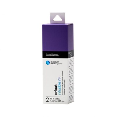 Cricut günstig Kaufen-Cricut Infusible Ink Transferbogen - 2 Bogen 11,4 x 30,5 cm (ultraviolet). Cricut Infusible Ink Transferbogen - 2 Bogen 11,4 x 30,5 cm (ultraviolet) <![CDATA[• Cricut Infusible Ink Transferbogen - 2 Bogen 11,4 x 30,5 cm • geeignet für Cricut Joy • 