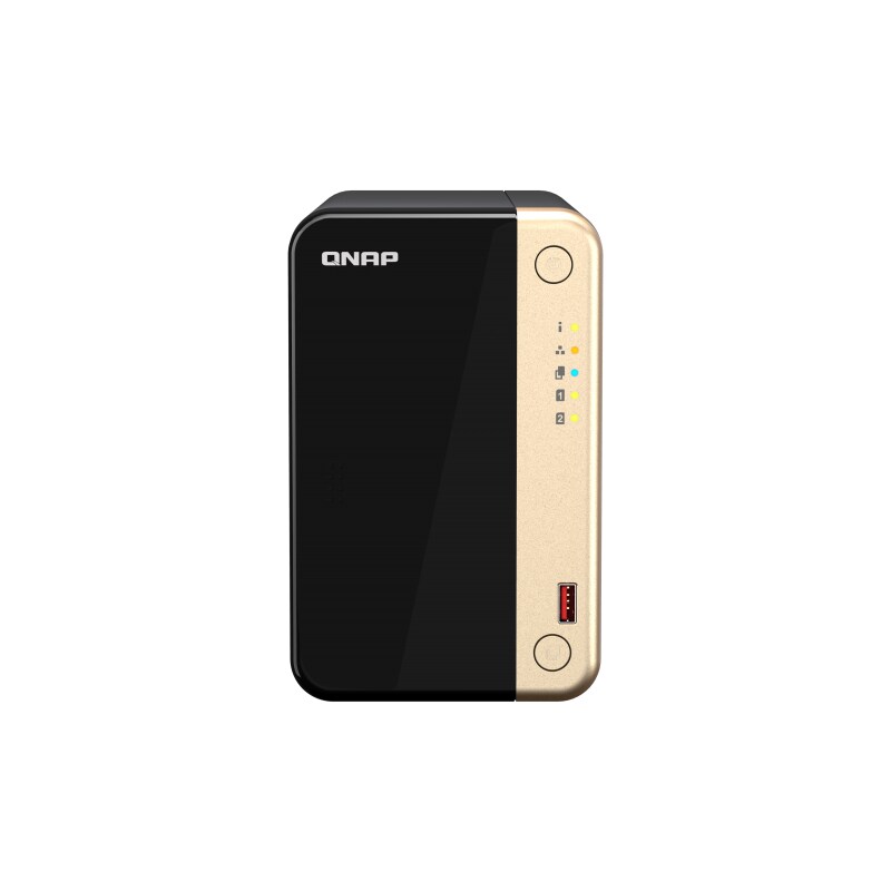 64 bit günstig Kaufen-QNAP TS-264-8G NAS System 2-Bay. QNAP TS-264-8G NAS System 2-Bay <![CDATA[• 2,9 GHz Intel Celeron N5105/N5095 4-Kern-Prozessor • 8GB DDR4 RAM (onboard nicht erweiterbar) • 2x 2,5