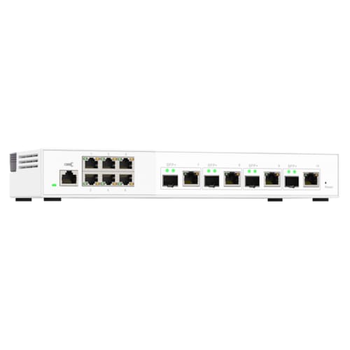 QNAP QSW-M2106-4C 10/2,5 GbE Switch Managed 10-Port