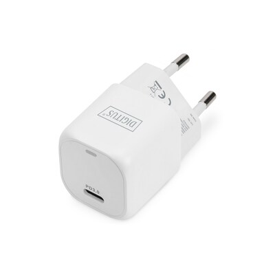 USB Adapter günstig Kaufen-DIGITUS USB-C Mini Ladeadapter, 20W. DIGITUS USB-C Mini Ladeadapter, 20W <![CDATA[• Kompaktes Ladegerät für USB-C™ Geräte • LED-Ladeanzeige • Überspannungsschutz / Überstromschutz / Kurzschlusschutz • Idealer Reisebegleiter • Gehäuse aus