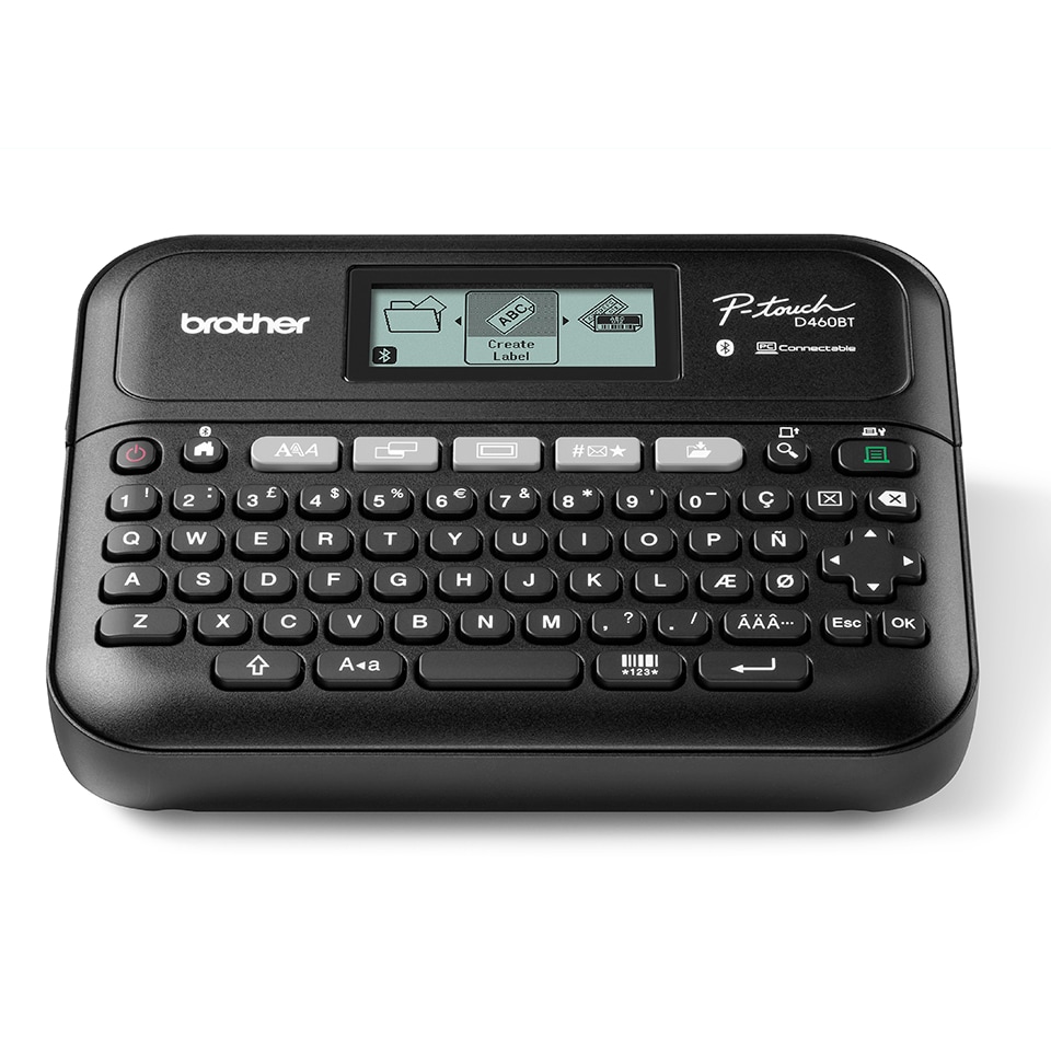 Brother P-touch PT-460BTVP Desktop Beschriftungsger&auml;t USB Bluetooth mit Koffer