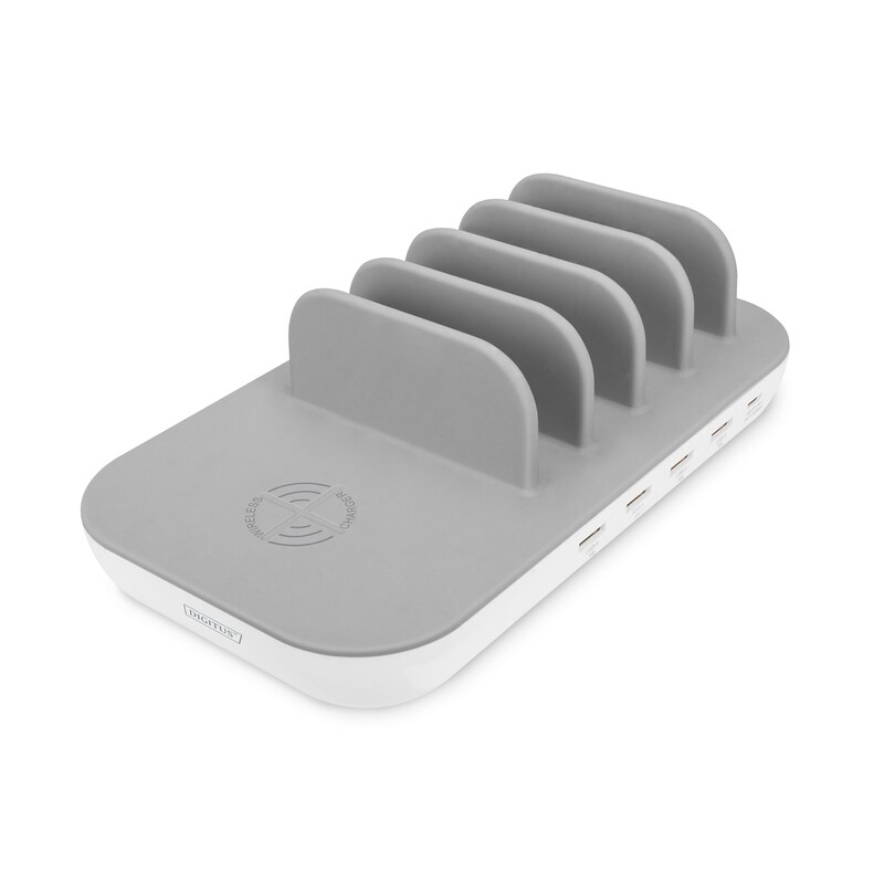 DIGITUS Ladestation mit 6 Ladeplätzen, 58W