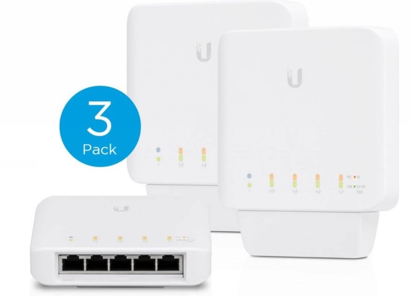 UbiQuiti UniFi Switch USW-FLEX - Switch managed (3er Pack)