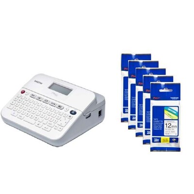 TZE 231 günstig Kaufen-Brother P-touch PT-D400BP Beschriftungsgerät Bundle mit 5 TZe-231 Schriftbändern. Brother P-touch PT-D400BP Beschriftungsgerät Bundle mit 5 TZe-231 Schriftbändern <![CDATA[• Beschriftungsgerät für das Büro • Bundle inklusive 5 x