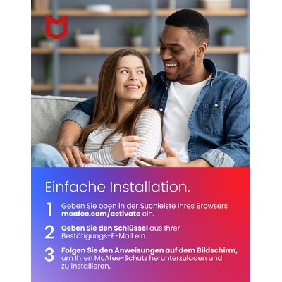 Mcafee  Total Protection | 10 Geräte | inkl. Safe Connect VPN | Download and Key | 04251755683031