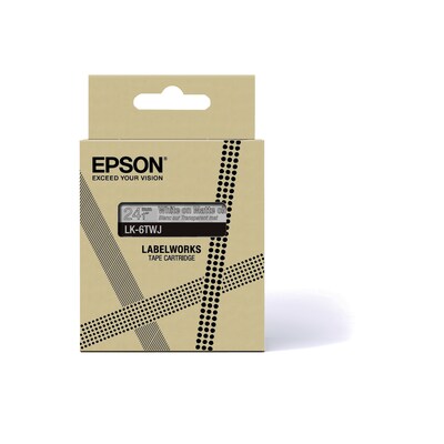 207 72 günstig Kaufen-Epson C53S672070 Schriftband LK-5TWJ Matt 24mm x 8m weiß auf transparent. Epson C53S672070 Schriftband LK-5TWJ Matt 24mm x 8m weiß auf transparent <![CDATA[• Epson C53S672070 Schriftband • Bandfarbe: transparent, Schriftfarbe: weiß • Komp