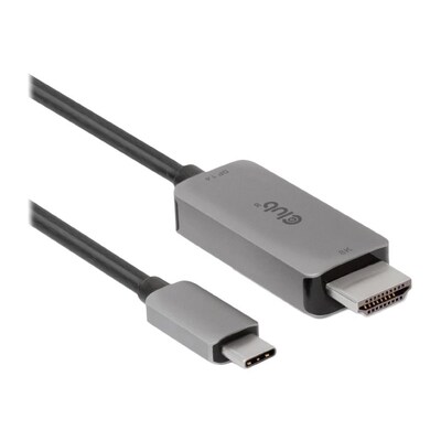 Hdmi günstig Kaufen-Club 3D USB Gen2 Typ-C auf HDMI 4K120Hz/8K60Hz HDR10, DSC1.2 Kabel M/M 3m. Club 3D USB Gen2 Typ-C auf HDMI 4K120Hz/8K60Hz HDR10, DSC1.2 Kabel M/M 3m <![CDATA[• USB-Kabel • Anschlüsse: HDMI-Stecker und USB Typ C • Farbe: silber, Länge: 3,0m • pas